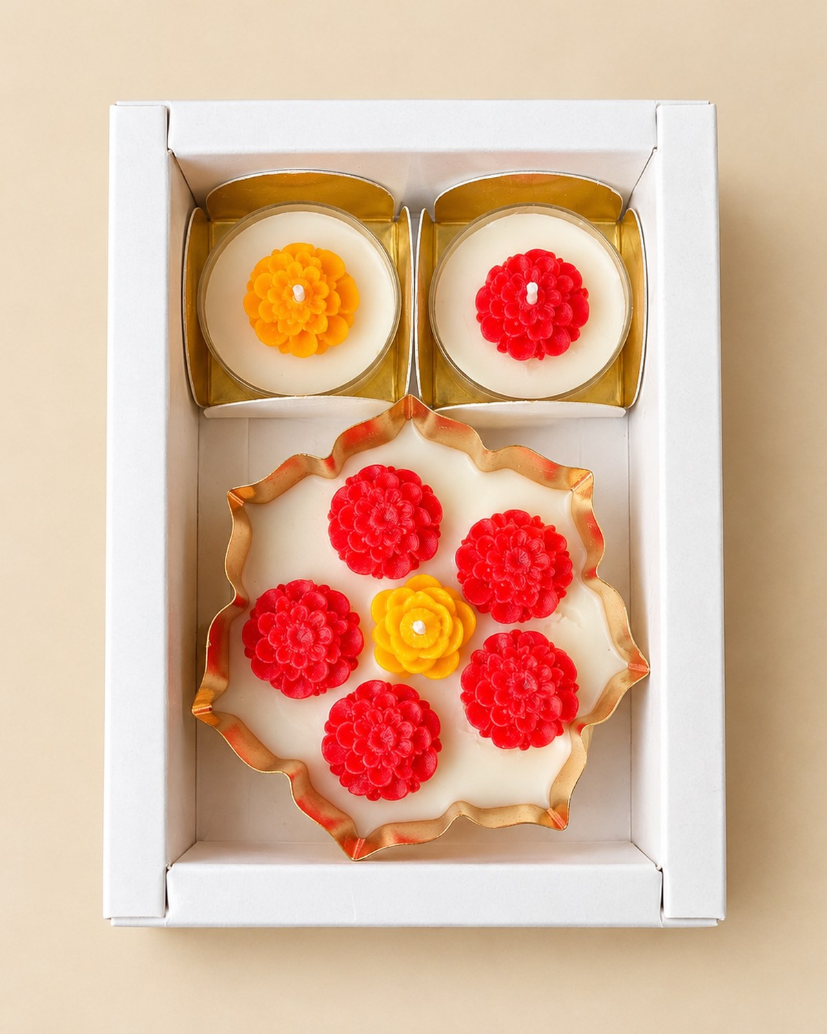 Red Marigold Ring Mini Hamper